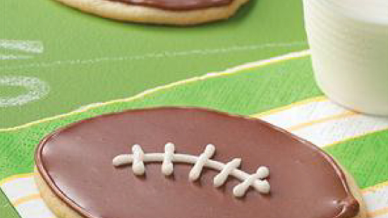 Super Bowl Recipes - Touchdow Cookies