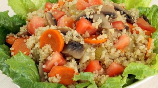 Quinoa with Leeks and Shiitake Mushrooms