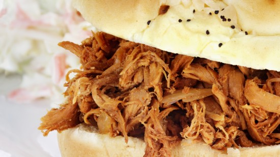 Slow Cooker Hawaiian BBQ Chicken Sandwiches