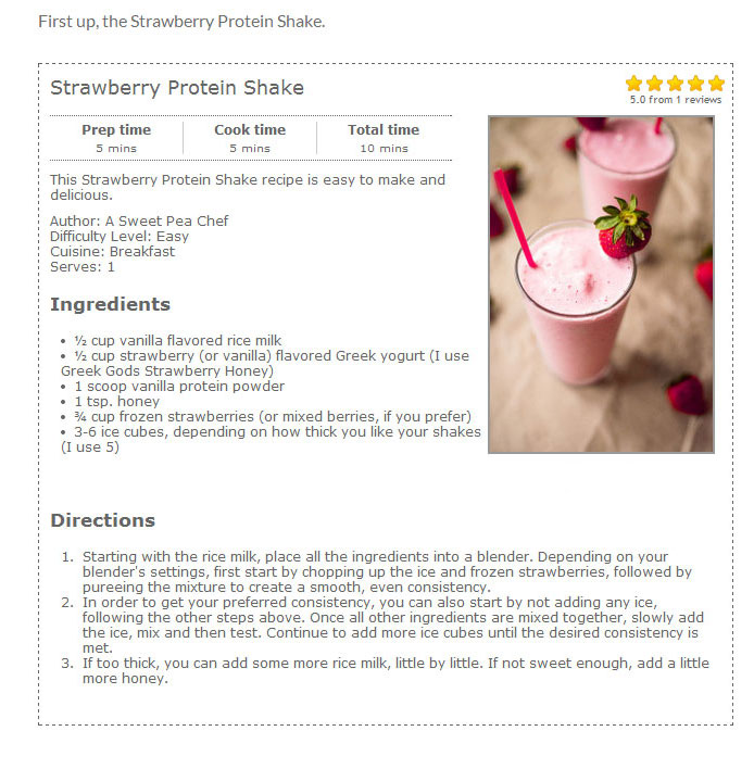 strawberry-protein-shake